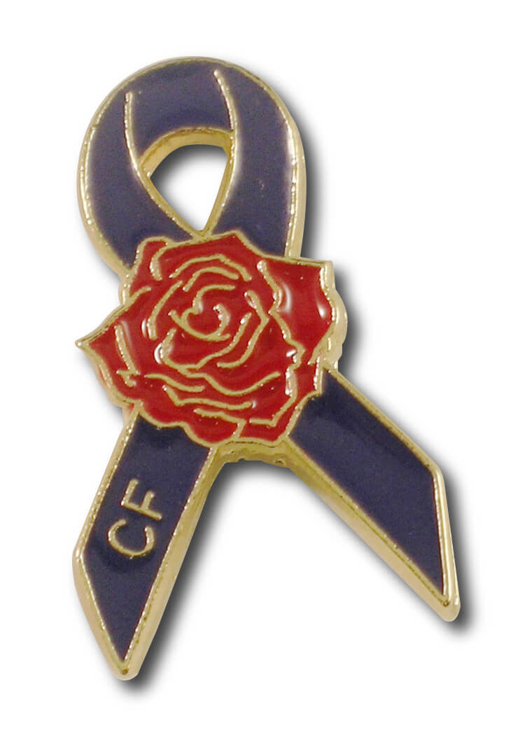 Cystic Fibrosis Awareness RIbbon Pin