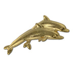 Double Dolphin Lapel Pin