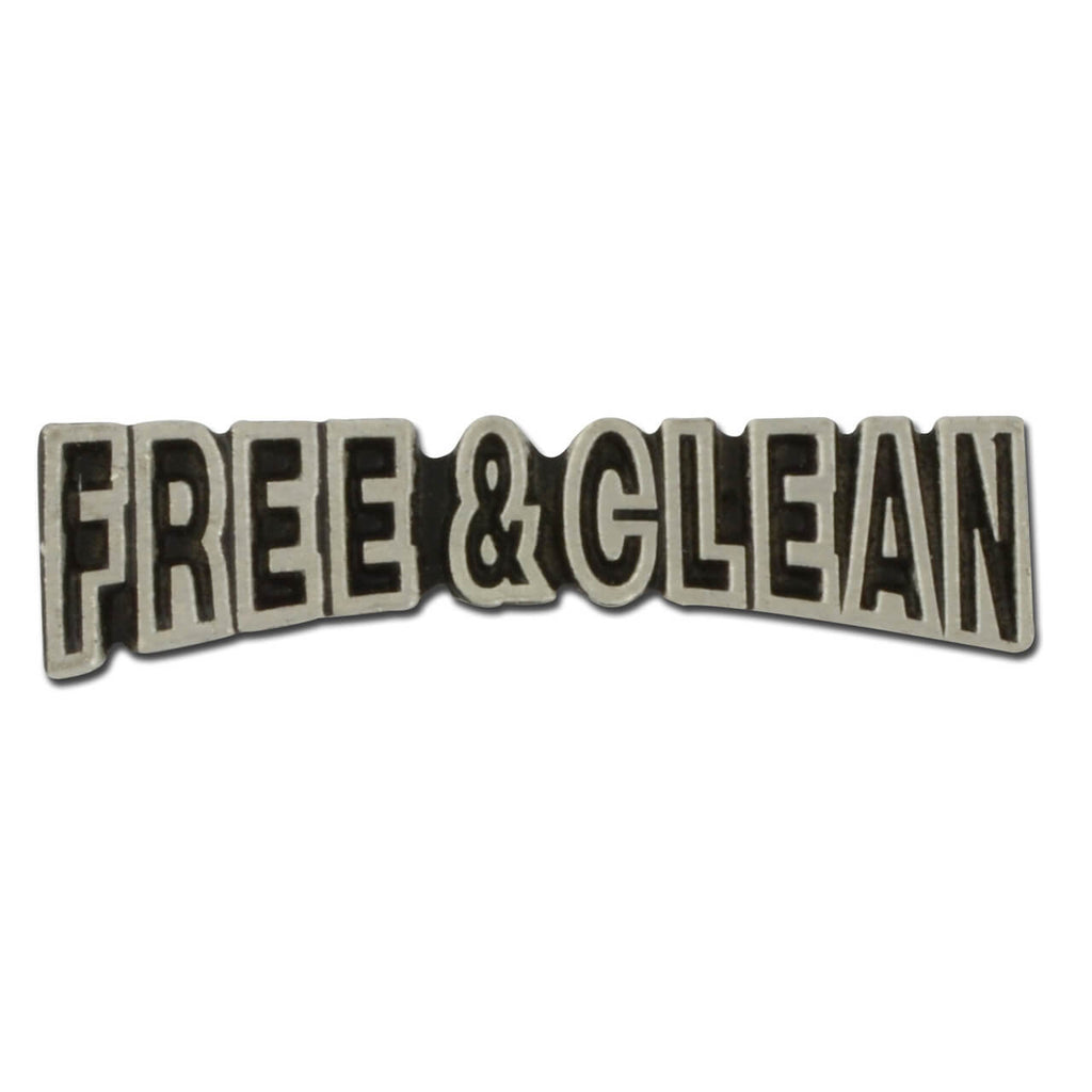 Free & Clean Lapel Pin