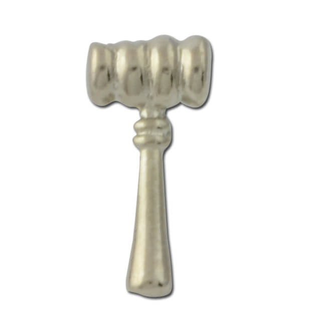 D03 Gavel Lapel Pin