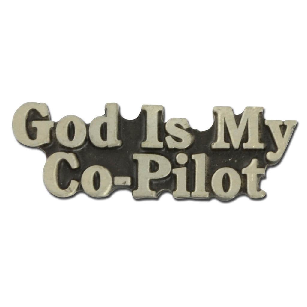God Is My Co-Pilot Pin