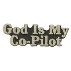 God Is My Co-Pilot Pin