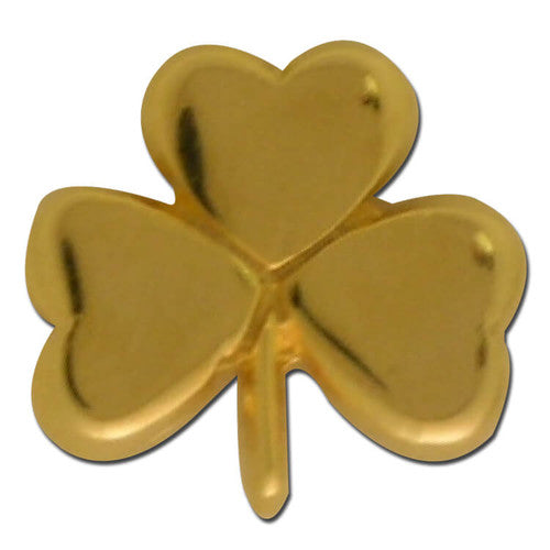 Gold Clover Lapel Pin