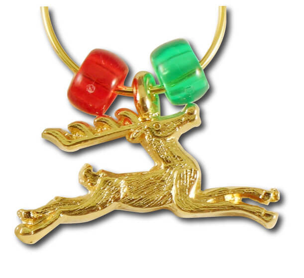 Holiday Wine Charm Set