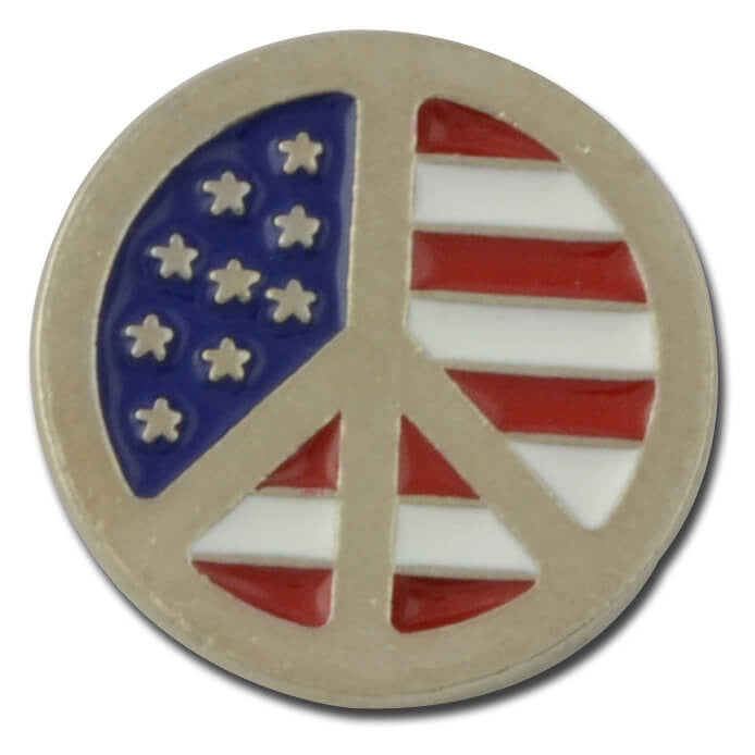 Peace Flag Lapel Pin