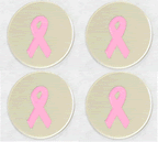 Pink Ribbon Coins (Set of Four)