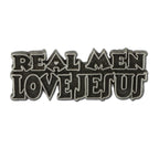 Real Men Love Jesus Pin