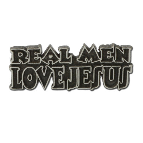 Real Men Love Jesus Pin