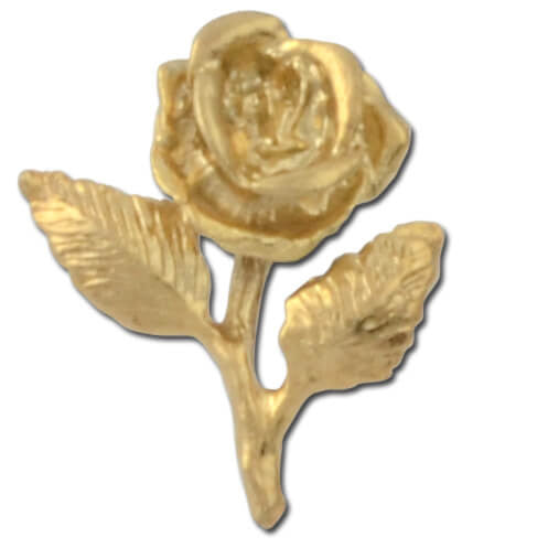Rose 2 Lapel Pin